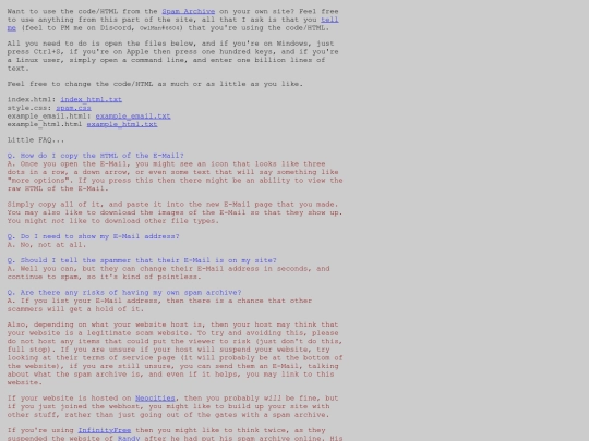 spam/mirror screenshot