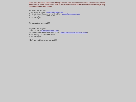 spam/no_subject screenshot