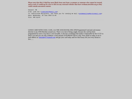 spam/re_2 screenshot