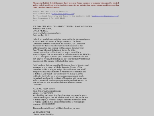 spam/re__certificate_of_deduction screenshot