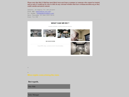 spam/re_inquiry_for_new_project screenshot
