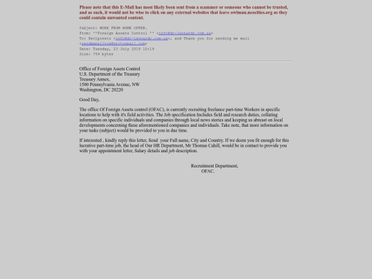 spam/work_from_home_offer screenshot