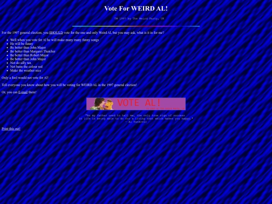 voteforweirdal97 screenshot