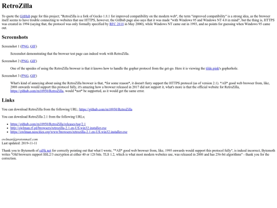 www/browsers/retrozilla screenshot