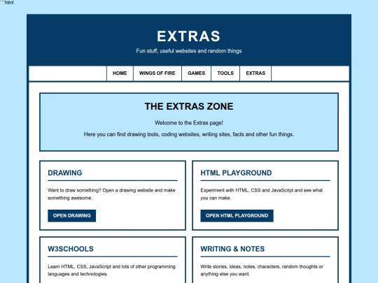 extras screenshot