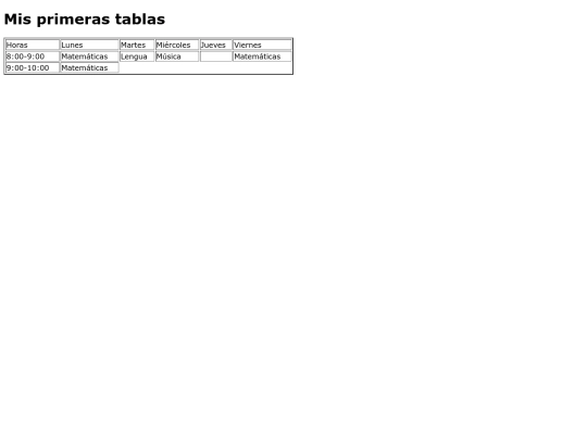tablas screenshot
