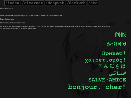 index screenshot