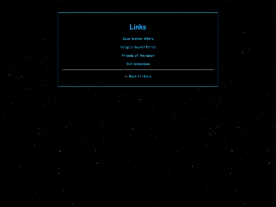 links screenshot