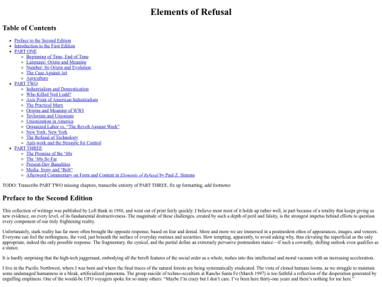 Elements of Refusal screenshot