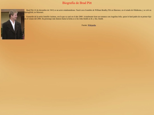 biografia screenshot
