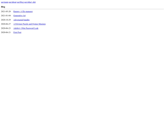 blog screenshot