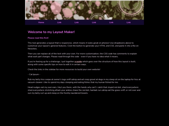 blog screenshot