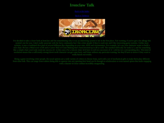 tabletops/ironclaw screenshot