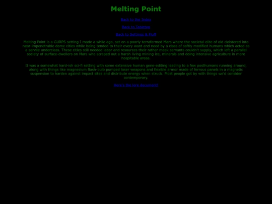 tabletops/meltingpoint screenshot