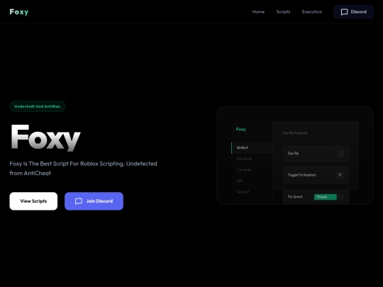 FoxySite screenshot
