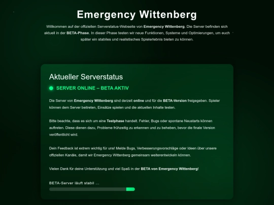 Serverstatus screenshot