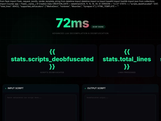 developmentscript screenshot