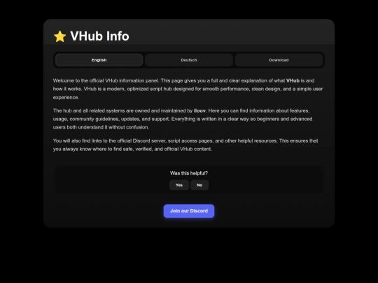 vhub screenshot