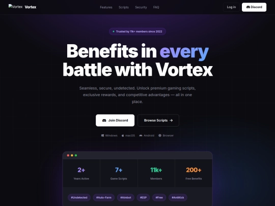 vortex screenshot