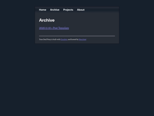 archive screenshot
