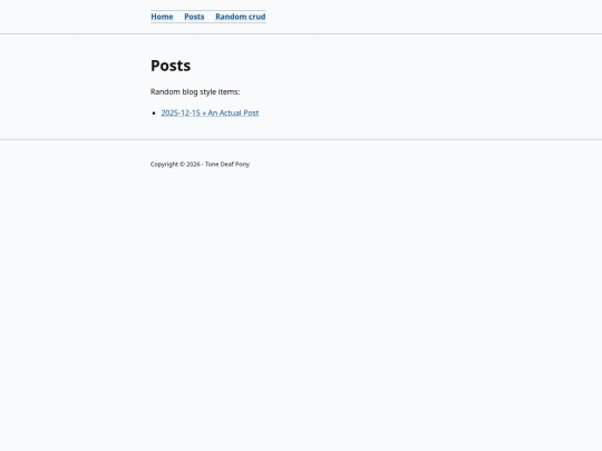 posts screenshot