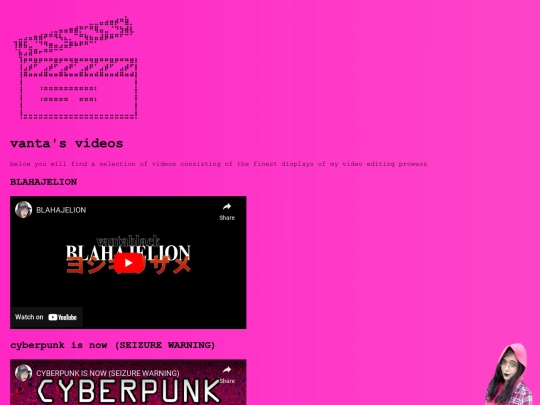 videos screenshot