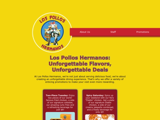 Los_Pollos_Hermanos/promotions screenshot