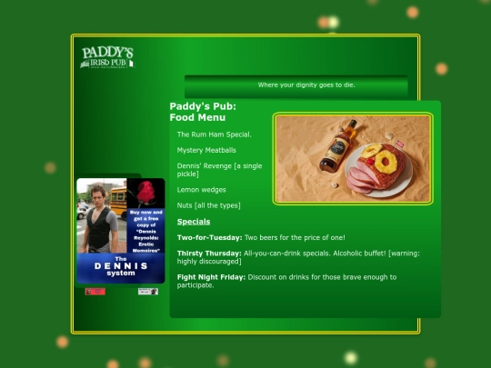 paddy's pub/food screenshot
