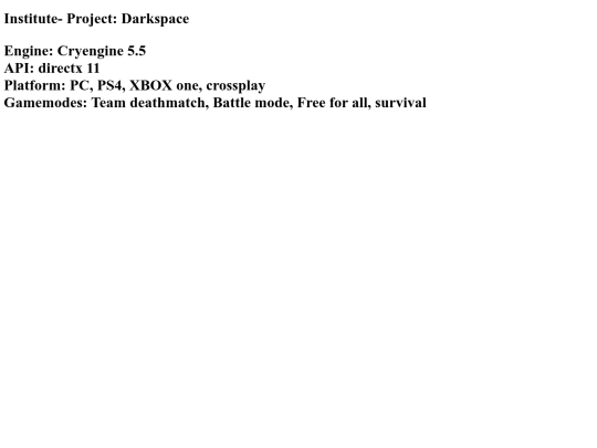Projectdarkspace screenshot