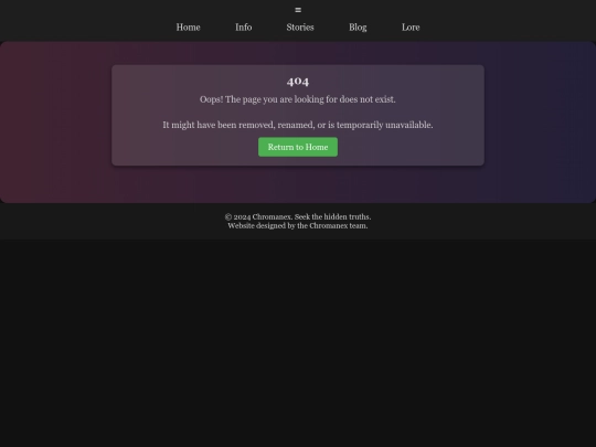 not_found screenshot