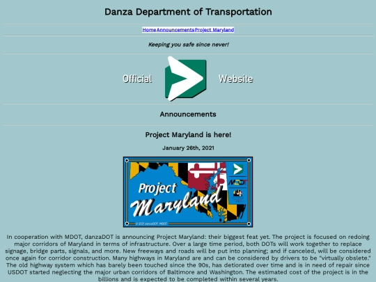 announcements screenshot