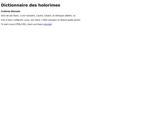 index screenshot