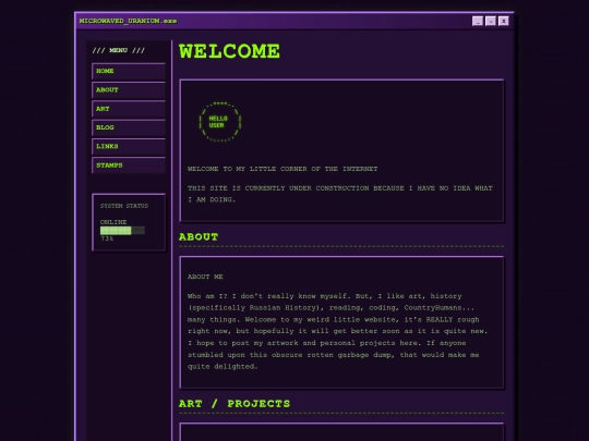 index screenshot