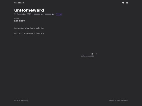 posts/homeward screenshot