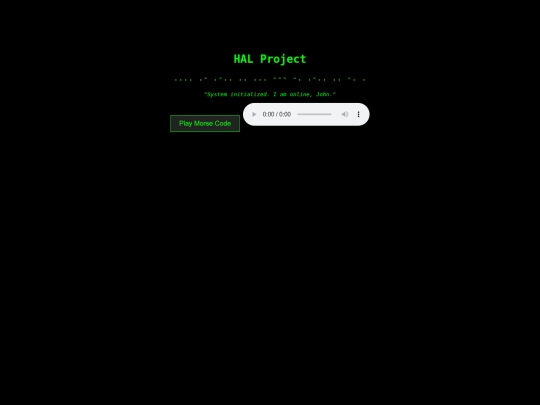 Hal screenshot