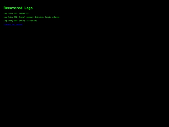 Logs screenshot