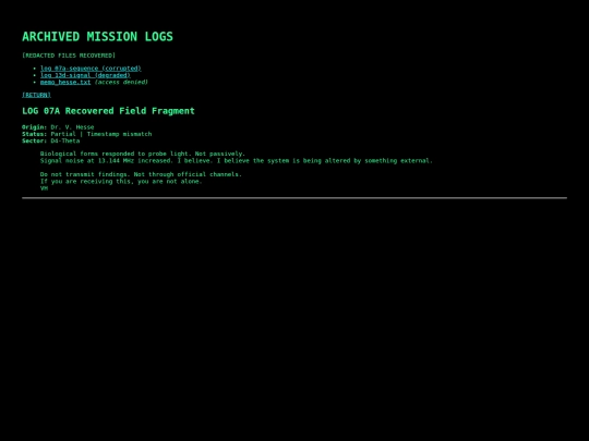 archives screenshot