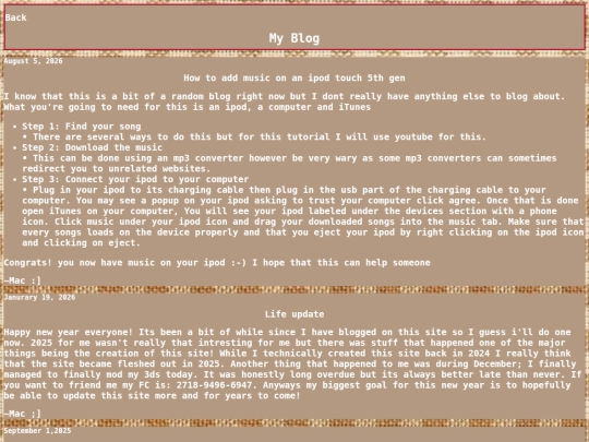 blog screenshot