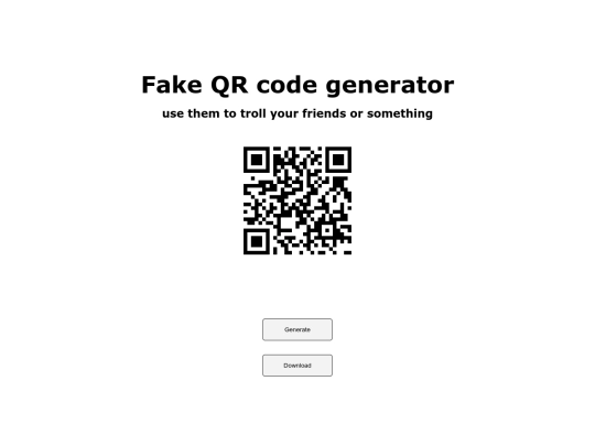 toybox/fakeQRgenerator screenshot