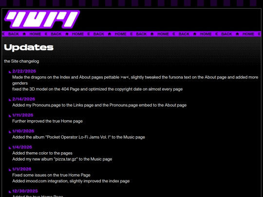 updates screenshot