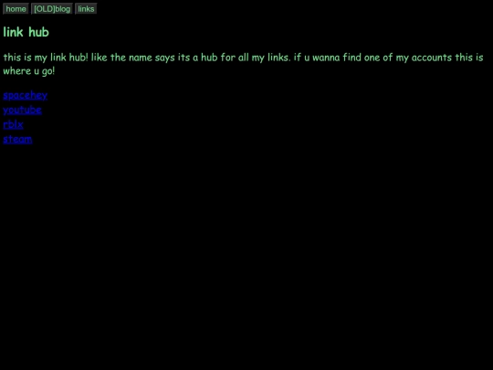 links screenshot