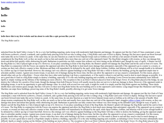 my website screenshot
