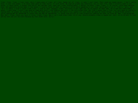 trees screenshot
