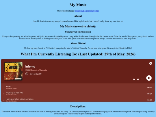 music screenshot
