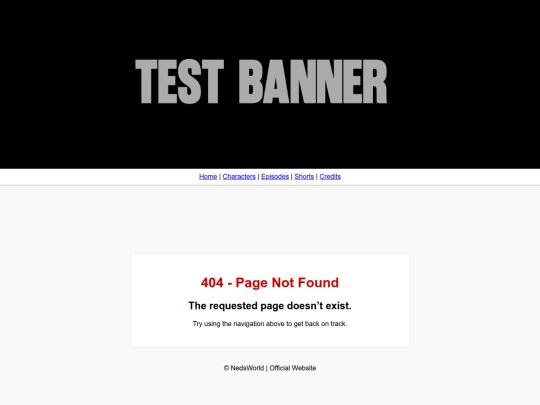 not_found screenshot