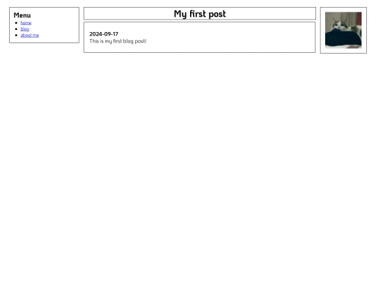 blog/first screenshot