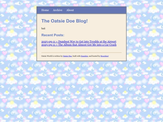 blog screenshot