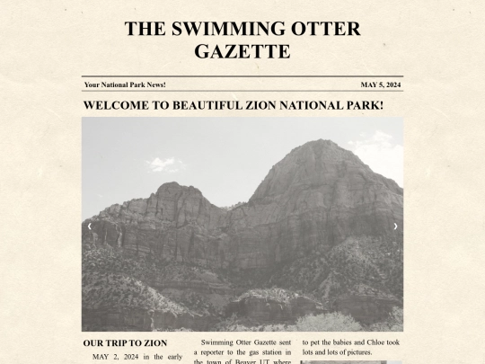 newspapers/zion screenshot
