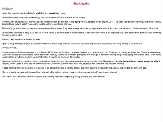 about/aboutsite screenshot