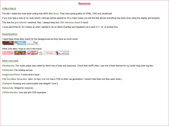 resources screenshot